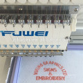 FUWEI 2015 15 colors High speed single head computerized embroidery machine price for cap garments shoes embroidery